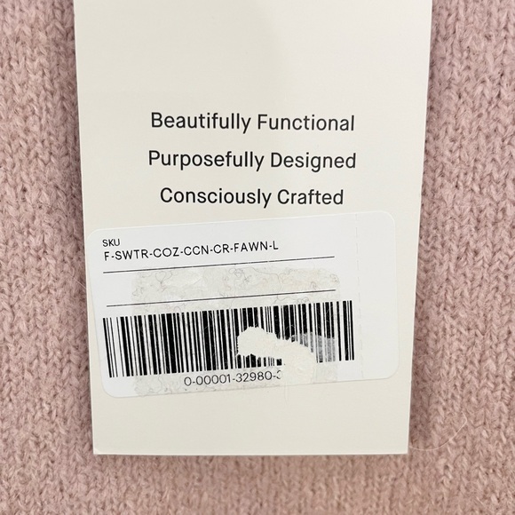 Everlane The Coccoon Crew Sweater In Plush Cotton Wool Alpaca Pink NWT - Picture 6 of 14